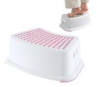 Tabouret WC Physiologique, Tabourets Toilettes Accroupis, Escabeau De Toilette, Repose-Pieds De Toilettes, Marchepied De Salle De Bain, Escabeau de Pot de Salle de Bain Stable et Robuste, 35x25x15 CM