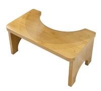Tabouret WC Pour Adultes - Marche En Bois Pour Le Siège De Toilette - Marchepied Multifonctionnel Pour Toilettes - pour les Adultes les Personnes Âgées les la Maison la Salle de Bain la Douche le Camp