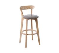 Tabourets Bar Chaise de Bar Moderne et Minimaliste, Tabouret Haut, for réception, Maison, Restaurant, Cuisine, îlot, tabourets de Bar à Dossier(A)