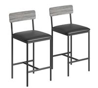 Tabourets Bar Lot de 2, Chaises Bar Cuisine, Tabouret Bar Industriel