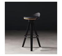 Tabourets Bar Tabouret de Bar Moderne Ergonomique, Chaise de Salle à Manger à Dossier Haut, café décontracté, Maison, Cuisine, Salon, Bureau(C)