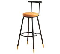 Tabourets de bar 66/76,2 cm avec dossier, siège rembourré en cuir synthétique, tabouret haut pour salle à manger, cuisine, comptoir, capacité de poids de 150 kg