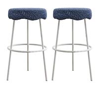 Tabourets de Bar à Hauteur de comptoir, Bartools rembourrés de Lambsca, 26/30 u201c Tabouret Haut de Cuisine avec Jambe en métal Repose-Pieds, Cuisines pour Le Petit déjeuner de l'île