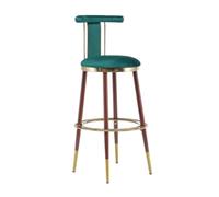 Tabourets De Bar À La Mode Et Simple Dossier en Bois Massif Chaise De Bar Maison Île Chaise Avant Bar Tabouret De Bar Tabourets De Bar(M:38CMX38CMX100CM)