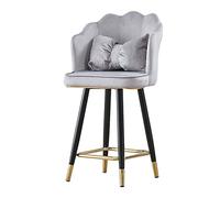 Tabourets de bar avec dossier et repose-pieds, chaises hautes de comptoir de cuisine, pour île, café, pub