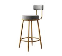 Tabourets De Bar Chaise de Bar Moderne en métal Maison Bar Chaise Bar doré Haut Tabouret de Bar Chaise arrière Restaurant Cuisine en Fer forgé Chaise de Bar Tabourets De Bar(A)