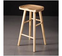 Tabourets de bar dos nu avec cadre en bois et repose-pieds, sièges élégants et confortables pour les îles de cuisine et les salles à manger, améliore la décoration d'intérieur moderne