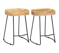 vidaXL Lot de 2 tabourets de bar Gavin – Chaise de pub, siège de bistrot – 247836