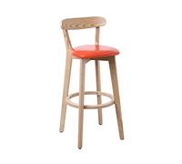 Tabourets de bar hauts Chaise de bar nordique moderne minimaliste tabouret haut chaise de bureau maison restaurant cuisine îlot chaise arrière comptoir cuisine tabouret de bar (couleur : I) (E)