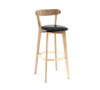 Tabourets de bar hauts Chaise de bar nordique moderne minimaliste tabouret haut chaise de bureau maison restaurant cuisine îlot chaise arrière comptoir cuisine tabouret de bar (couleur : I) (D)