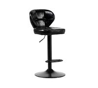Tabourets de bar hauts chaise de bar relevable de style nordique (63-83 cm) Chaise de bar moderne minimaliste en cuir synthétique avec tabouret haut rotatif Tabouret de bar de comptoir de cuisine