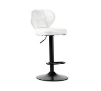 Tabourets de bar hauts de style nordique chaise de bar relevable (63-83 cm) Chaise de bar moderne minimaliste en cuir synthétique avec tabouret haut rotatif Tabouret de bar de comptoir de cuisine