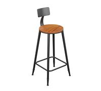 Tabourets de bar hauts en fer forgé tabouret de bar à dossier nordique tabouret de bar moderne mode maison restaurant cuisine café chaise décorative comptoir de cuisine tabouret de bar (couleur : D
