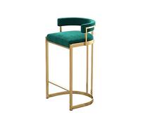 Tabourets de bar hauts en métal mode nordique tabouret haut moderne minimaliste dossier chaise de bar maison restaurant cuisine café bar île chaise comptoir de cuisine tabouret de bar (couleur : B) (B