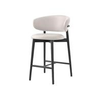 Tabourets de bar hauts pour la maison et le restaurant - Chaises de bar confortables en tissu doux rembourré pour salons, tavernes et salles à manger