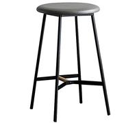 Tabourets de bar industriels hauts pour cuisine, café, pub - Hauteur du siège : 66,2 / 76,2 cm - Cadre en fer - Supporte 136,1 kg - Design moderne - Couleur grise - Parfait pour un usage domestique et