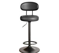 Tabourets De Bar Pivotants Réglables en Cuir pour Îlot De Cuisine, Chaises De Bar Modernes du Milieu du Siècle avec Dossier Et Repose-Pieds