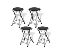 Tabourets de bar pliables 4 pcs Similicuir