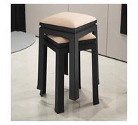 Tabourets de bar sans dossier - Chaises gigognes empilables pour la maison, la salle de classe et le bureau