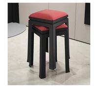 Tabourets de bar sans dossier - Chaises gigognes empilables pour la maison, la salle de classe et le bureau