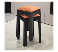 Tabourets de bar sans dossier - Chaises gigognes empilables pour la maison, la salle de classe et le bureau