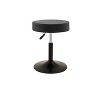 Tabourets de bar simples en métal à hauteur de comptoir, chaise pivotante réglable en cuir synthétique, tabourets d'îlot de cuisine sans dossier pour cuisine, salle à manger, bar, café, terrasse (bas,