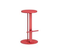 Tabourets de Bar Tabouret de Bar Minimaliste et Moderne, Chaise Haute Design en Fer, Cuisson à Haute température(Red 75cm)