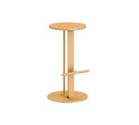 Tabourets de Bar Tabouret de Bar Minimaliste et Moderne, Chaise Haute Design en Fer, Cuisson à Haute température(Orange 65cm)