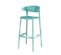 Tabourets de bar Tabourets de bar for usage domestique Tabourets hauts empilables for café et restaurant Tabourets de bar simples et modernes Tabourets hauts Tabouret de bar de comptoir de cuisine(Blu