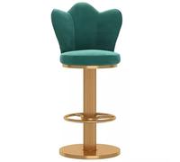 Tabourets de comptoir à Hauteur ° Tabouret de Barre pivotant Breakfast Lourde Petit déjeuner de Hautes chaises Hauteur tabourets réglables, Ascenseur à vis, Dossier de Papillon Jambes épaisses (Vert,
