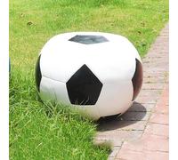 Tabourets de sculpture de jardin fonctionnels en fibre de verre, statues de football, sièges de sculpture d'extérieur résistants aux intempéries pour pelouses et terrasses, sculptures décoratives de