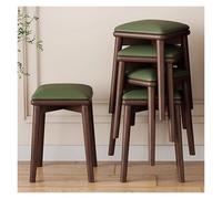 Tabourets empilables dos nu avec dessus carré, sièges portables pour îlot de cuisine, salle à manger et utilisation scolaire