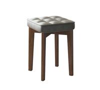 Tabourets empilables en bois avec dessus carré et tapis antidérapants, chaises portables dos nu pour salle à manger, salon, cuisine et salle de classe