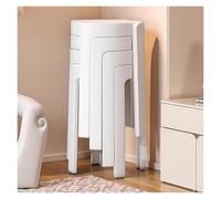 Tabourets empilables en plastique pour la maison, le bureau, les événements en salle de classe - Design gigognes portables, utilisation polyvalente, rangement facile