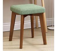 Tabourets empilables portables en bois avec assise rembourrée pour salle à manger, salon, chambre, bureau à domicile, école et cuisine