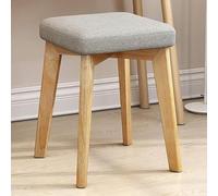 Tabourets empilables portables en bois avec assise rembourrée pour salle à manger, salon, chambre, bureau à domicile, école et cuisine