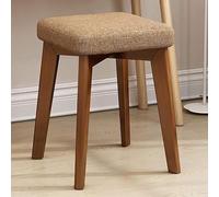 Tabourets empilables portables en bois avec assise rembourrée pour salle à manger, salon, chambre, bureau à domicile, école et cuisine
