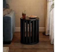 Tabourets en bois empilables, tables d'appoint gigognes, design sans poignée, table basse multifonction 4 en 1 pour chambre à coucher, cuisine, salon, bureau