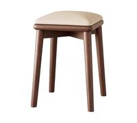 Tabourets en bois pour école, chaises empilables dos nu avec dessus carré pour îlot de cuisine et salle à manger