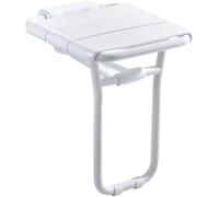 Tabourets Et Chaise De Douche Muraux Pliables Siège De Douche Pliant Mural Baignoire pour Personnes Âgées/handicapées Tabouret De Siège De Douche Antidérapant avec Pieds Tabouret en Blanc Ma