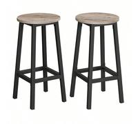 Tabourets Hauts, Lot de 2, Chaises de Bar, Siège de Cuisine, Cadre en Acier, Hauteur 65 cm, Montage Facile, Style Industriel, Grège 1.Commencez l'apéro ! Enfin, vous pouvez inviter vos amis et votre f