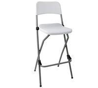Tabourets hauts pliants Bolero (lot de 2)