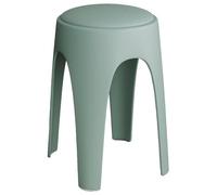 Tabourets Ronds Empilables avec Sièges Rembourrés, Chaises Gigognes en Plastique De 18,9 Pouces pour Salle Classe, Maison Et Bureau, sans Dossier Durables d'une Capacité 880 LB(Light Blue,8Pack)