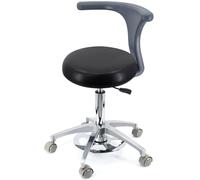 Tabourets Tabouret Dentaire pivotant à 360° et réglable en Hauteur avec Dossier, Multicolore, Plusieurs Tailles(B3,A4)