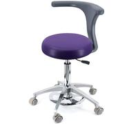 Tabourets Tabouret Dentaire pivotant à 360° et réglable en Hauteur avec Dossier, Multicolore, Plusieurs Tailles(B3,A17)