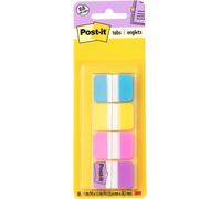 Tabs,1 Inch Plain,Turquoise,Yellow,Pink,Purple,22/Colour,88/Dispenser (686-Aypv1in)