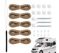 Tabs De Réparation De Teinte Plissés RV, Tabs De Réparation À L'aveugle Vertical, Tabs De Réparation Aveugle Verticale À Haute Résistance, Kit De Réparation De Couverture RV, Nuance De Fenêtre RV Pour