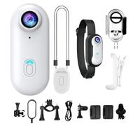 TABSIRAH Caméra d'action de poche - Appareil de vlogging portable, grand angle de 170 degrés, caméra étanche pour sport, moto, vélo, gym, randonnée, voyage en plein air