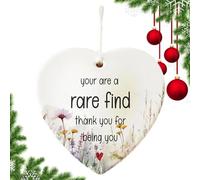 TABSIRAH Décorations d'amitié pour arbres de Noël, arbre de Noël, décorations d'amitié en acrylique pour les vrais amis, sœur, lui, elle