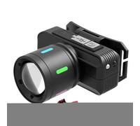 TABSIRAH Lampe frontale super lumineuse en forme de caméra avec 3 modes pour l'entretien de la maison, la randonnée, le camping, la pêche de nuit, la course à pied